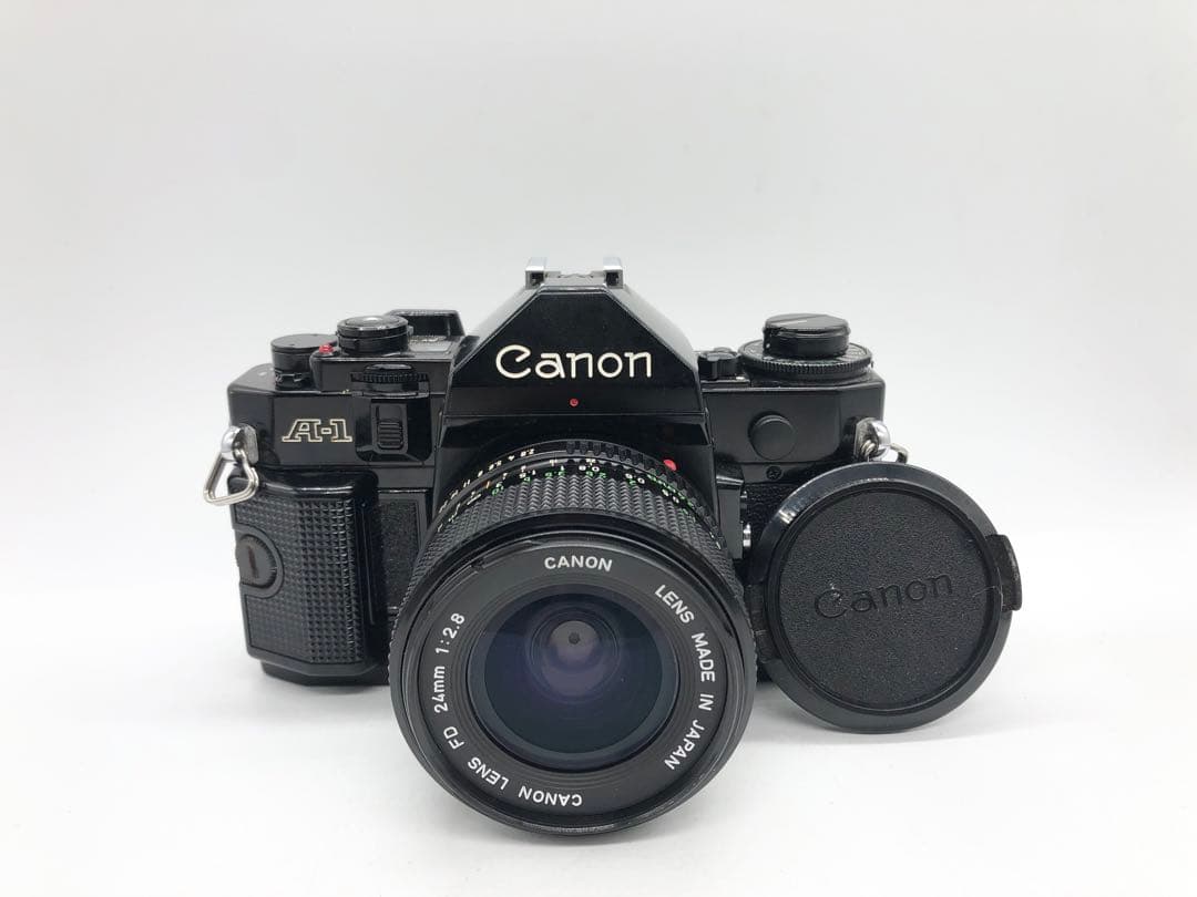【完動品】Canon A-1 + NFD 24mm f2.8 動作確認済