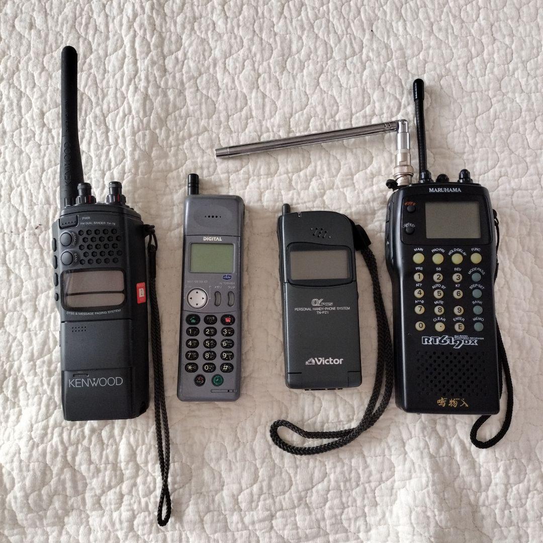 【動作未確認】まとめ売り　トランシーバー　電話機　4台　マルハマ　KENWOOD