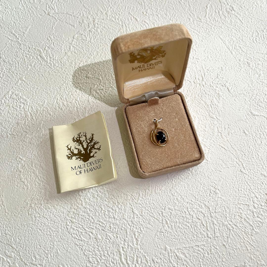 【未使用品】MAUI DIVERS 0F HAWAII黒珊瑚ペンダントトップ