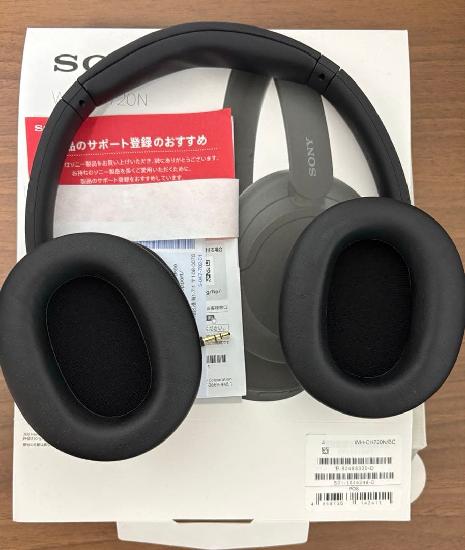 SONY WH-CH720N ブラック ヘッドホン