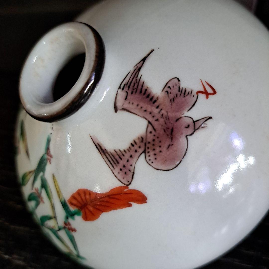 江戸期　白磁　柿右衛門手　　油壺　極上　角福