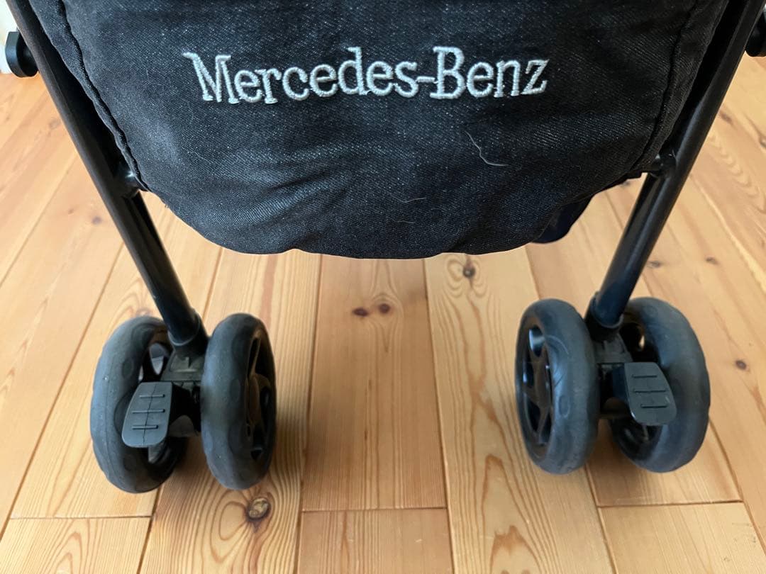 MercedesBenz メルセデスベンツデニム風ペットカート グレー/ブラック