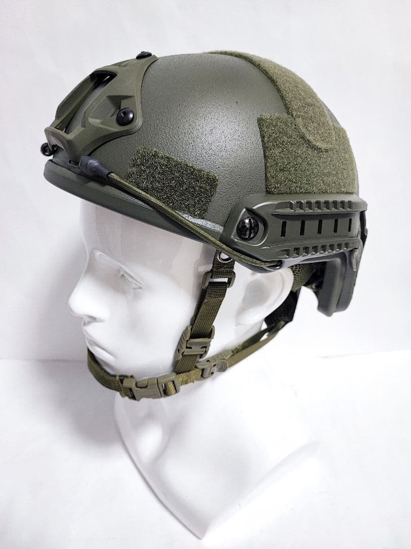 NIJ IIIA レベル3A Fast型 防弾ヘルメット OD 新品未使用