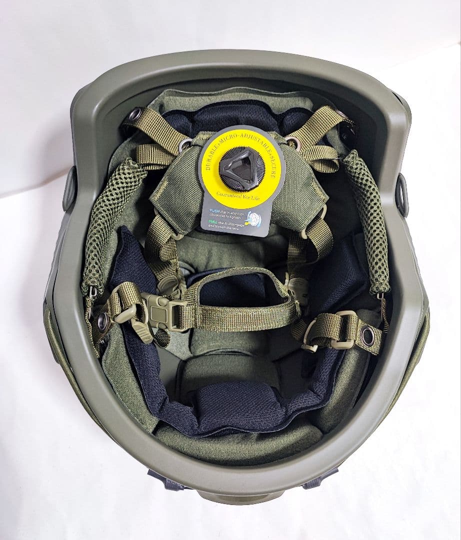 NIJ IIIA レベル3A Fast型 防弾ヘルメット OD 新品未使用