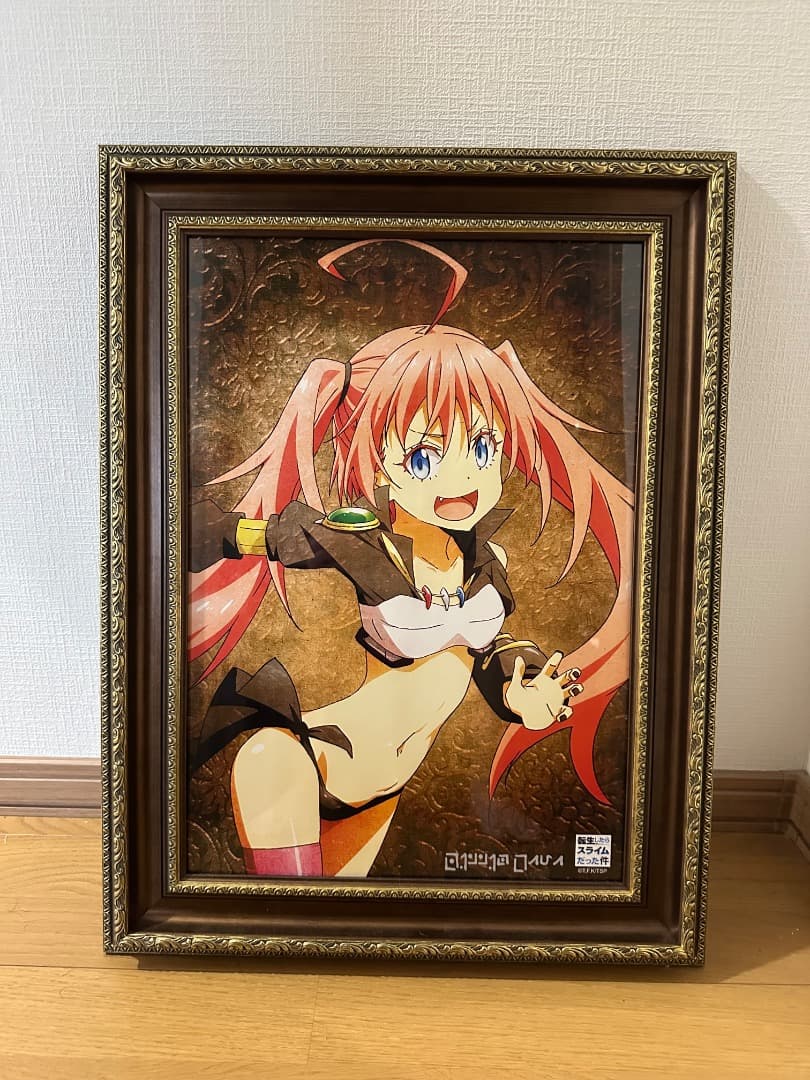 アニメキャラクター ポスター 装飾フレーム付き