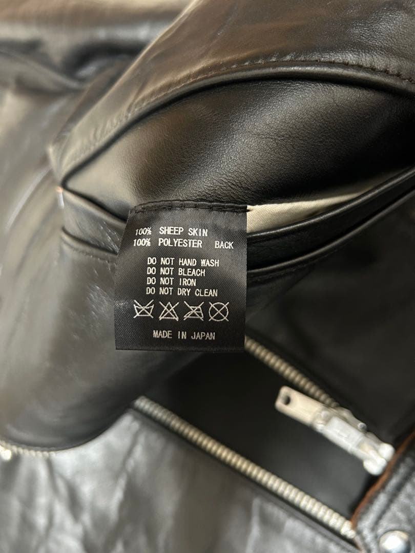 Leather Wear Exclusive ブラックレザージャケット