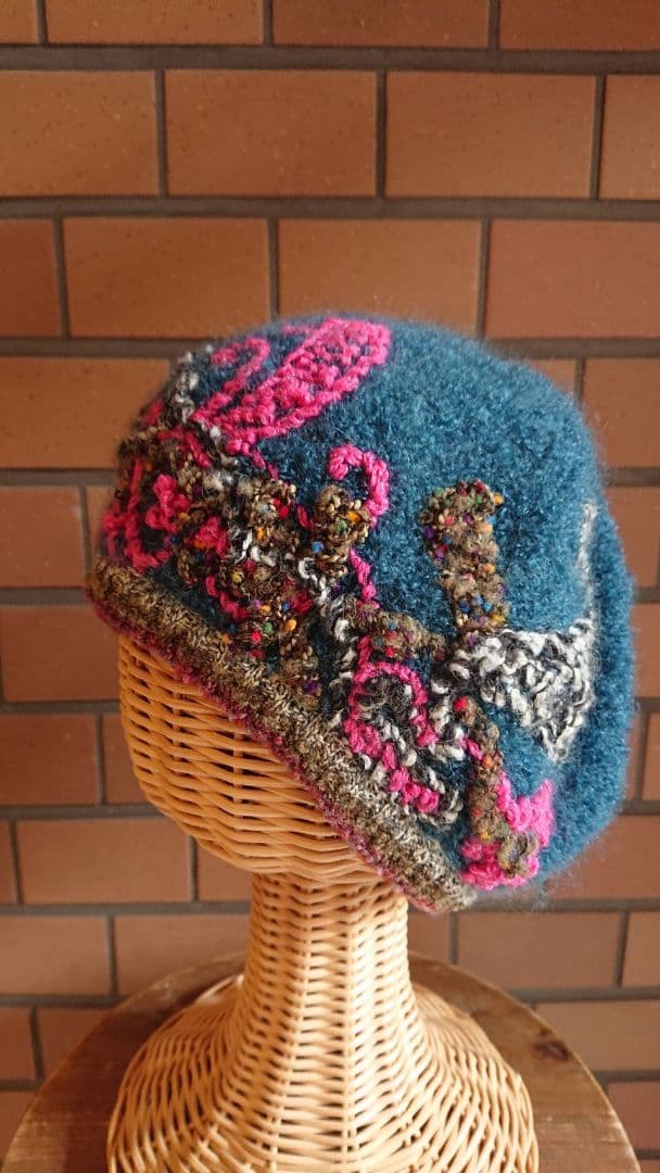 M.& KYOKO ニット帽 Masaki Kyoko サイズフリー 美品です