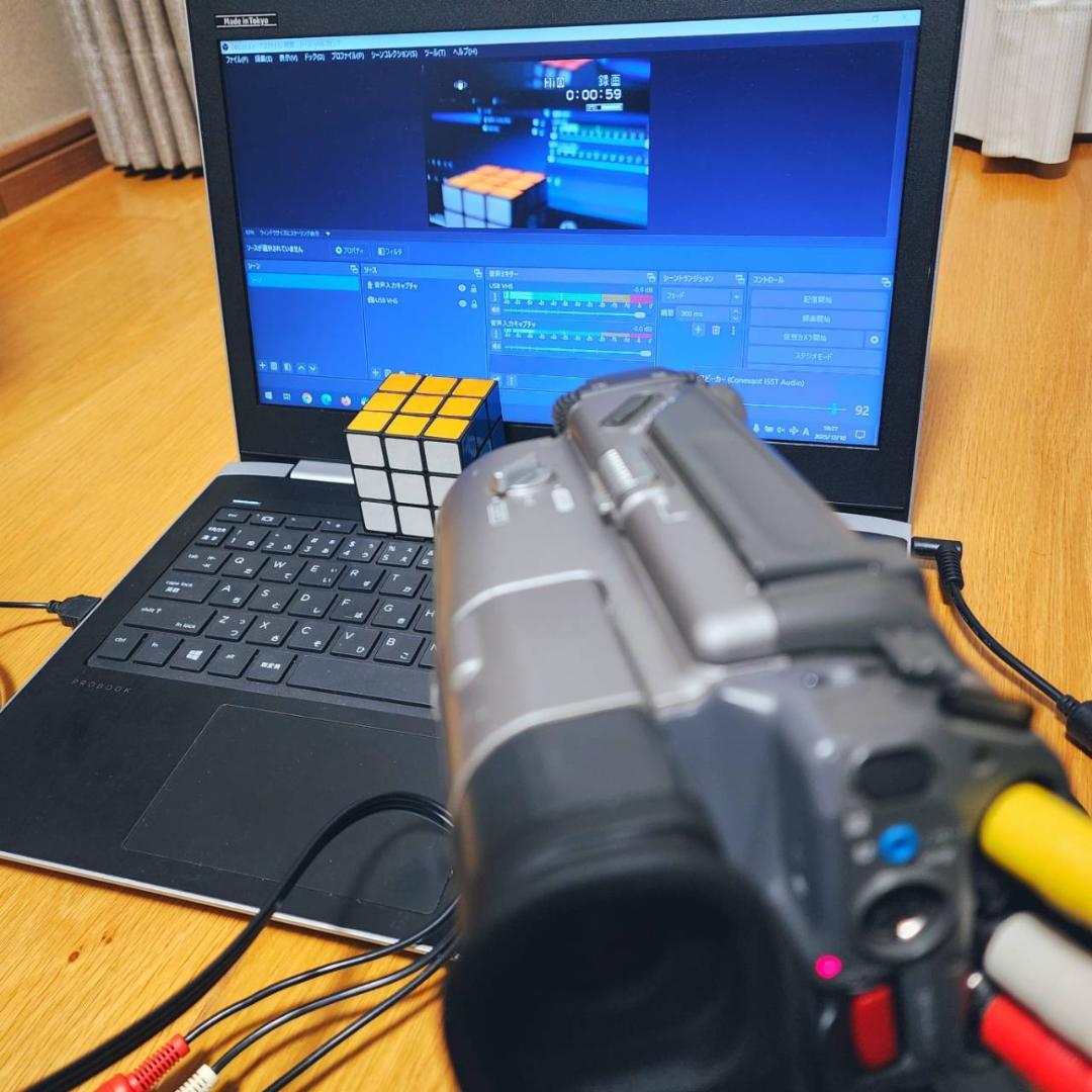 【動作確認済】SONY Hi8 8ミリ 高画質 ビデオカメラ ステーションセット