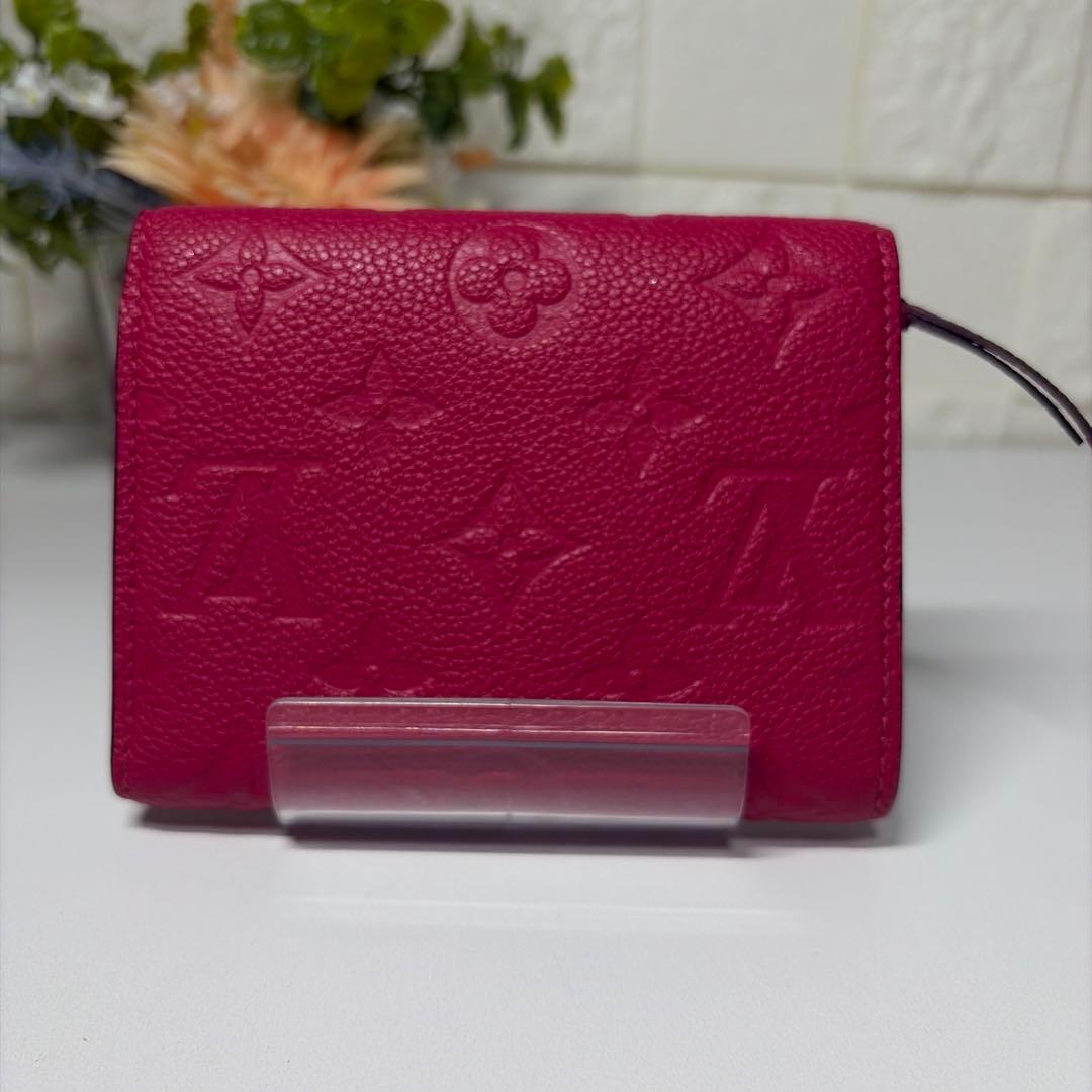 超美品 LOUIS VUITTON 三つ折り財布 アンプラント ヴィクトリーヌ