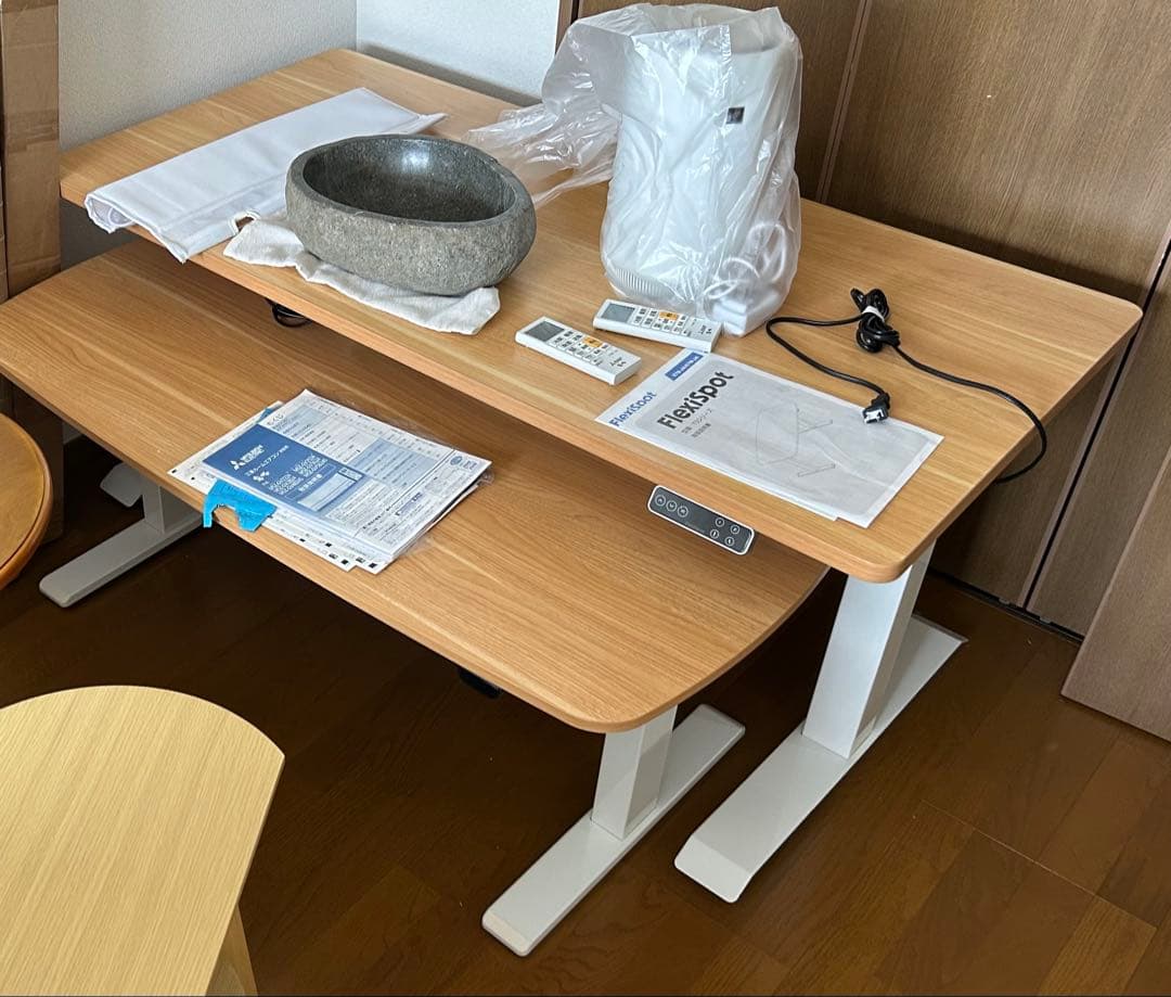 ●FlexiSpot T3 フレキシスポット昇降式ローテーブル