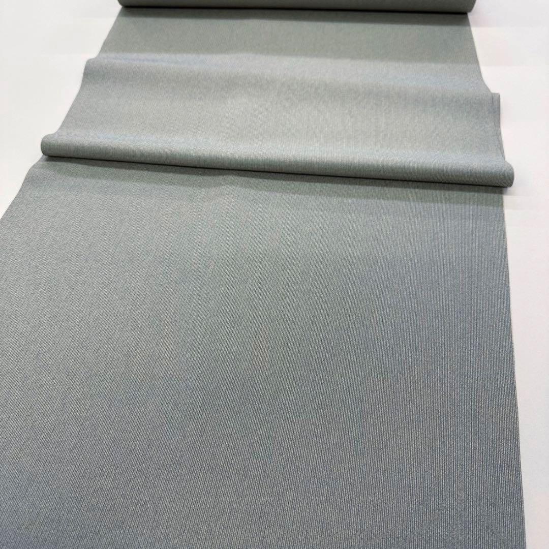 新品 東レ シルック 小紋 反物 江戸小紋 万筋 ブルーグレー