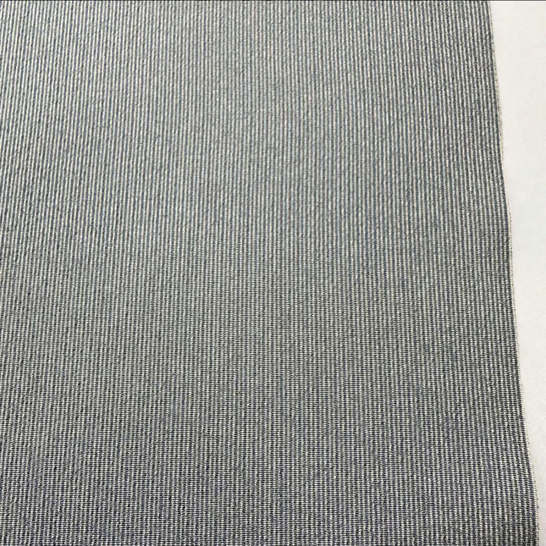 新品 東レ シルック 小紋 反物 江戸小紋 万筋 ブルーグレー