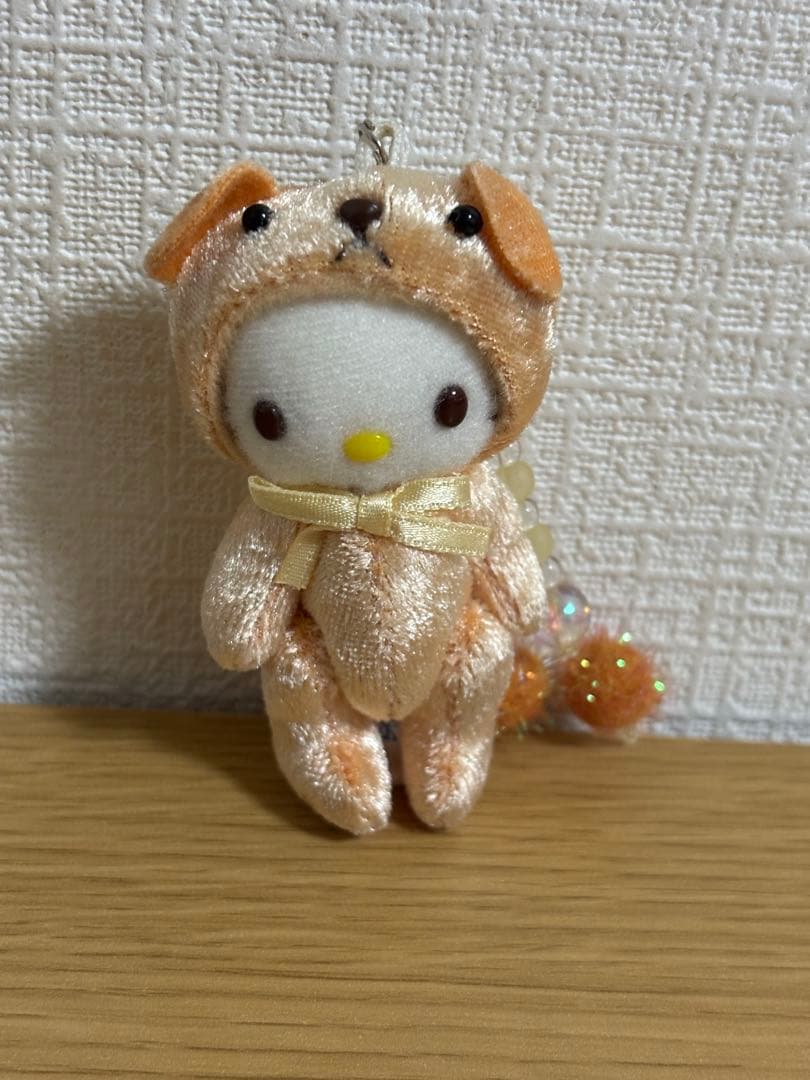 ハローキティ マスコット ストラップ ベア　レトロ　#1