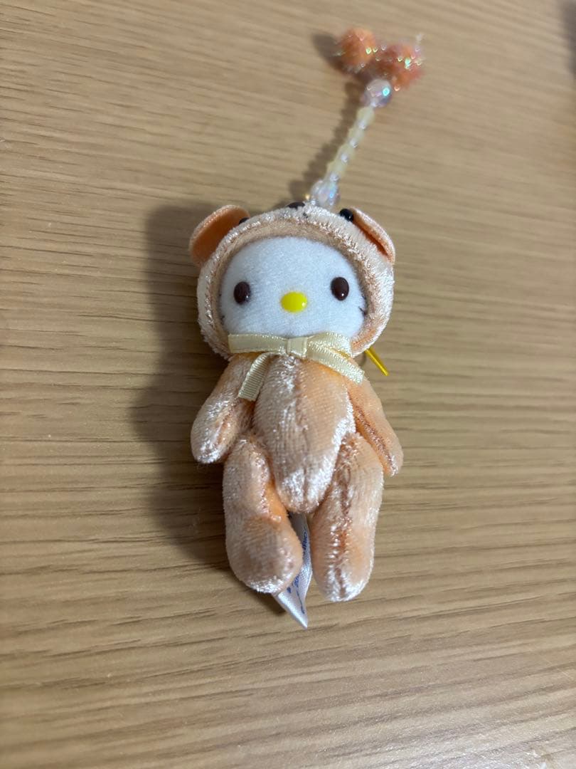 ハローキティ マスコット ストラップ ベア　レトロ　#1