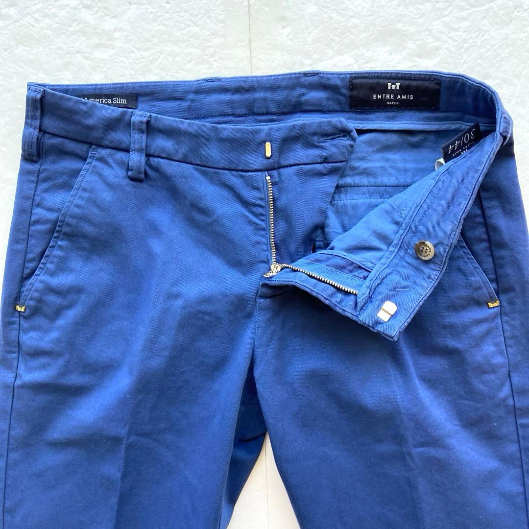 美品　ENTRE AMISアントレアミ　ジャケパン　コットンスラックス　チノパン