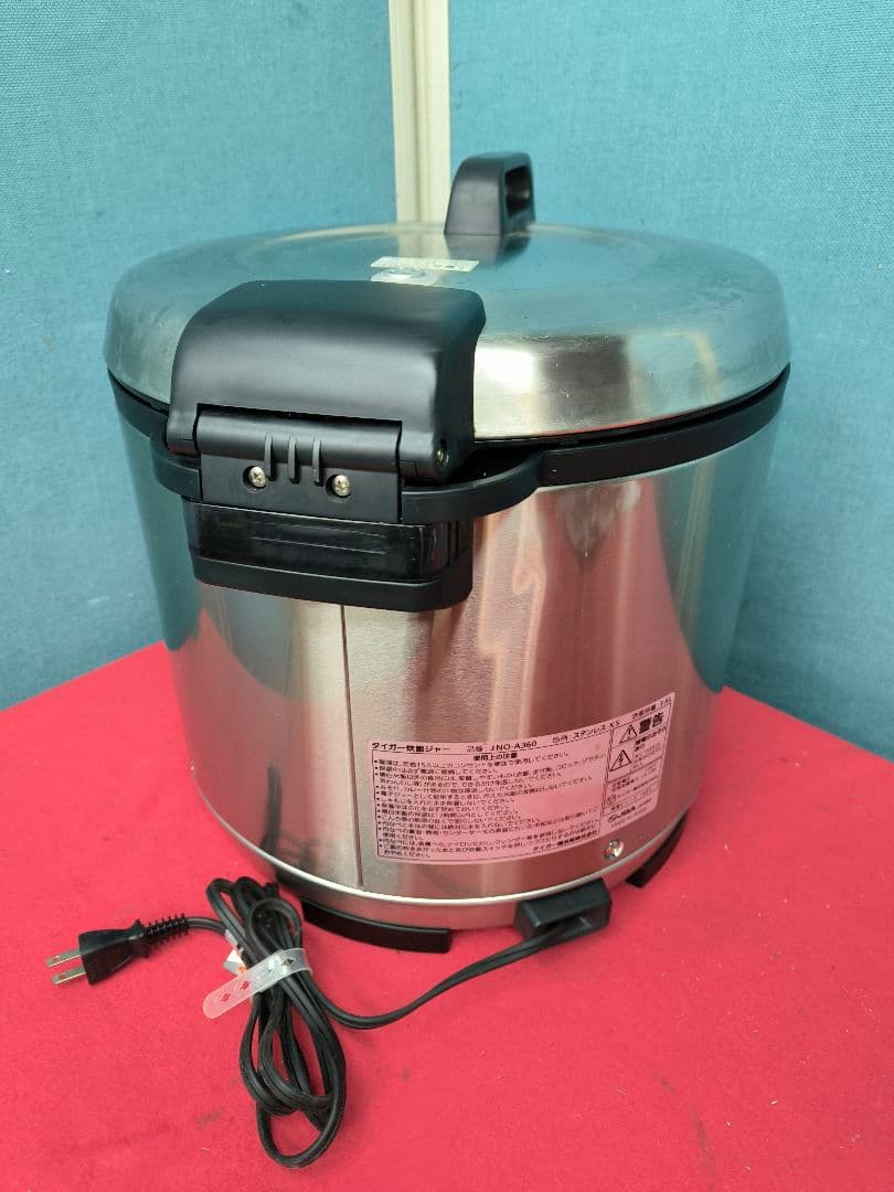 美品　タイガー 業務用炊飯器 2升炊き ステンレスボディ JNO-A360