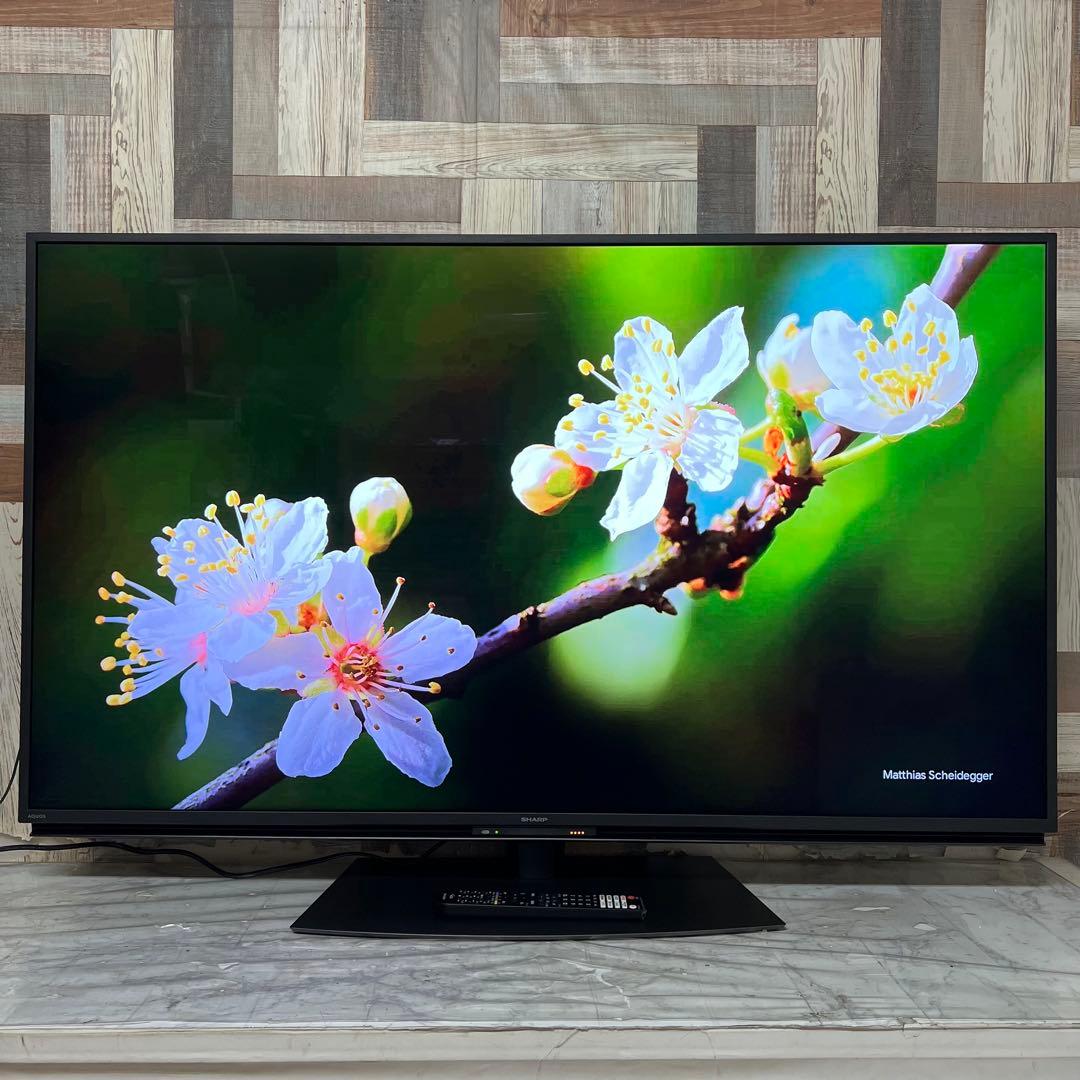 即日受渡❣️全国送料込シャープ未使用品55型4K液晶テレビAQUOS動画アプリ◎