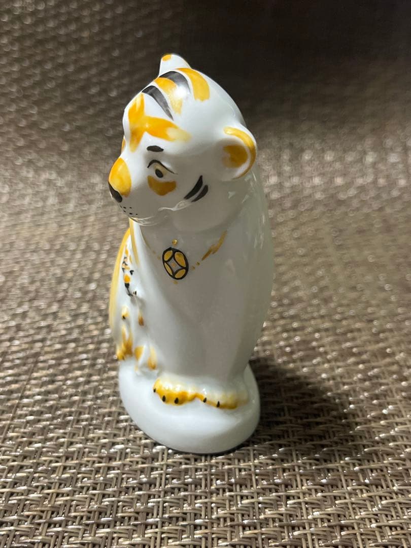 マイセン　ミニ干支　トラの親子　メス