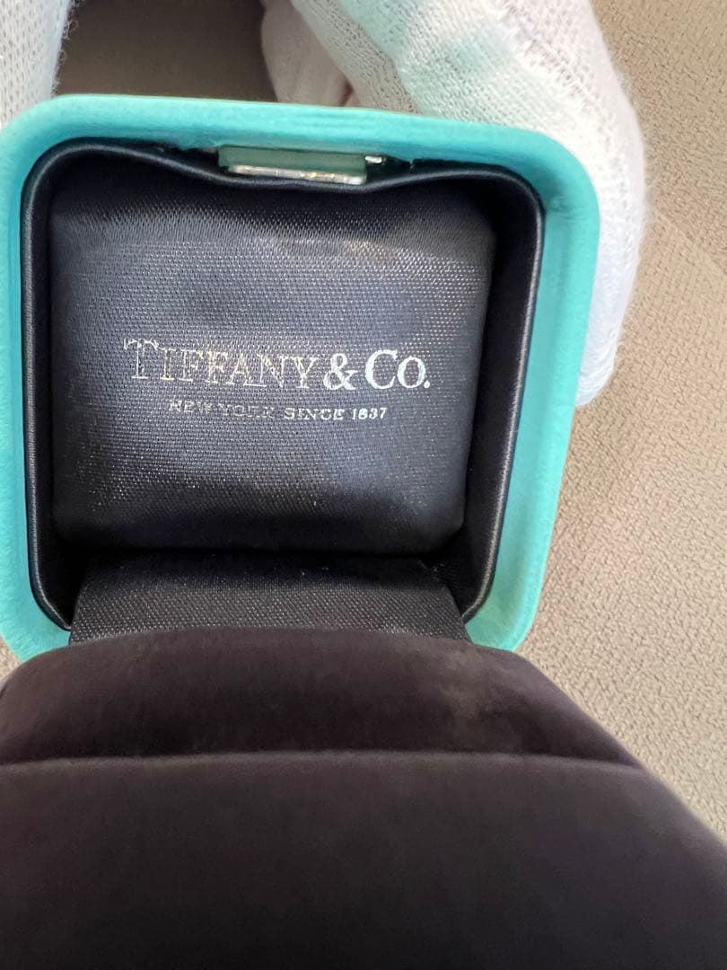 10号／TIFFANY＆Coティファニーバンドリング.プラチナ.ダイヤモンド