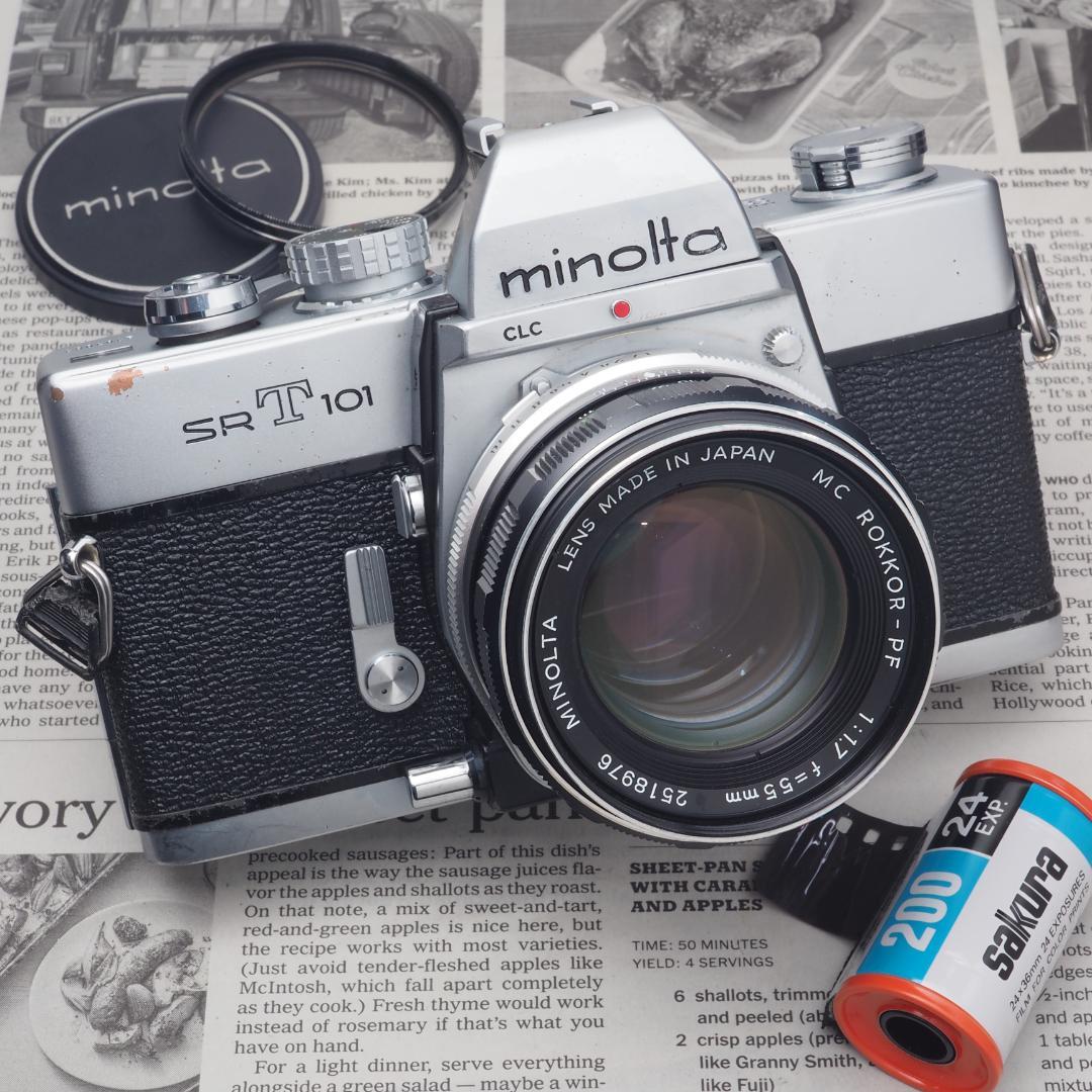 ミノルタ SRT101 & MC ROKKOR-PF 55mm F1.7 #58