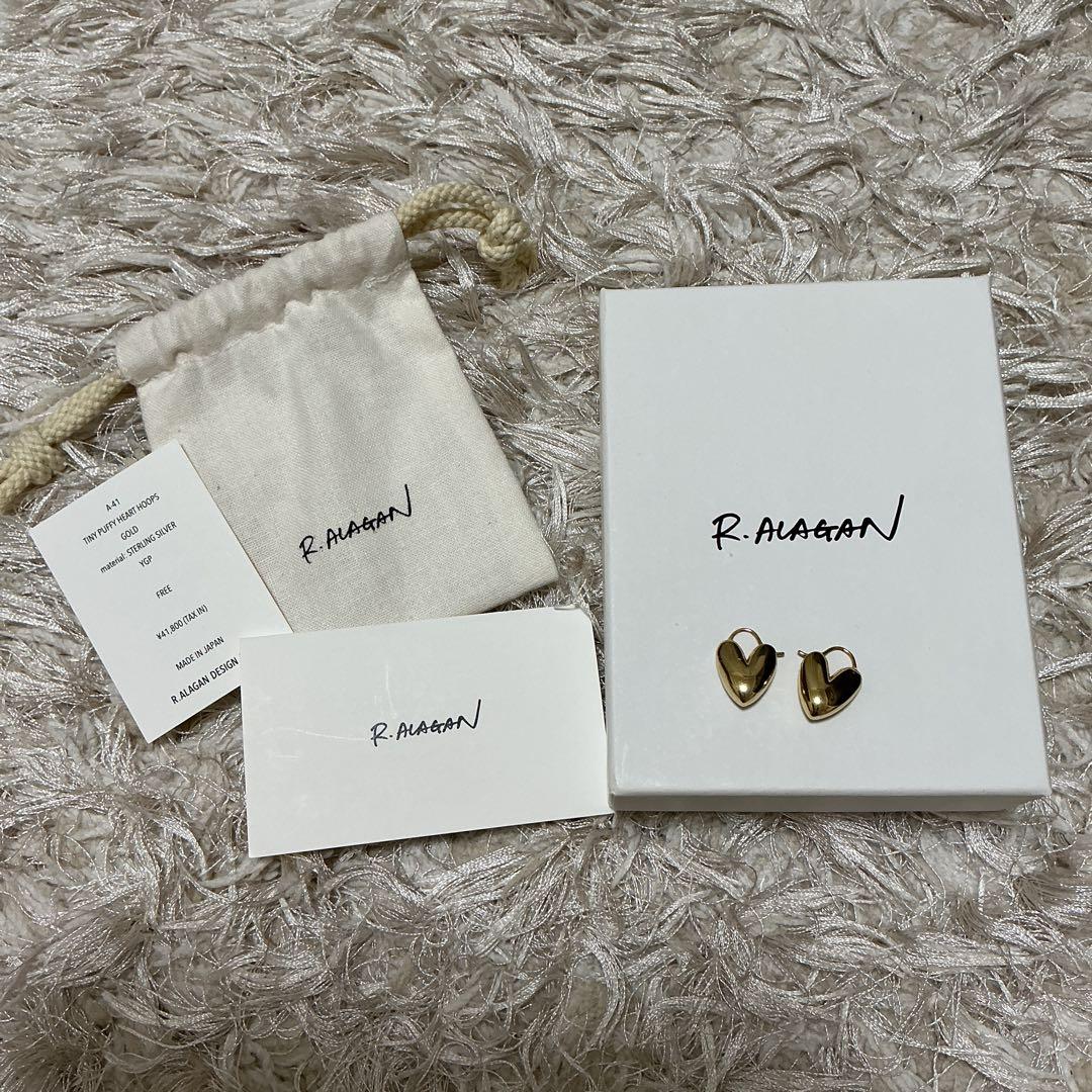 【美品】ララガン　ピアス　ゴールド ハート