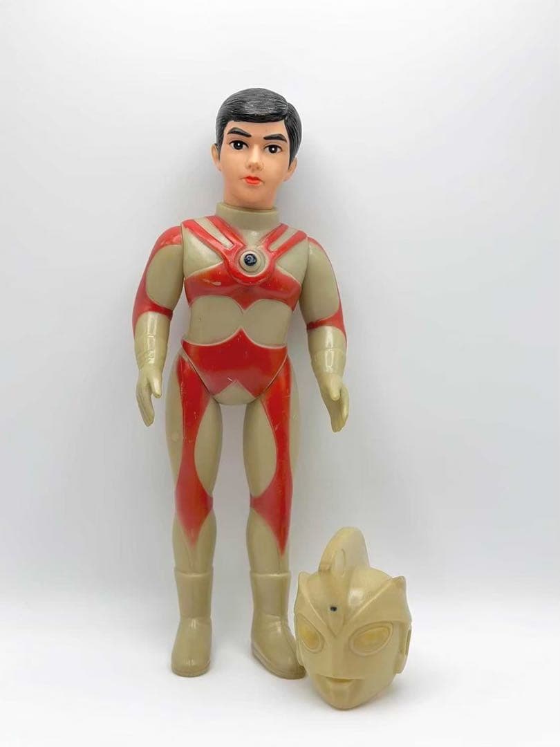 ブルマァク製 ウルトラマン　ウルトラ怪獣 希少品 全高32cm 当時物 面取