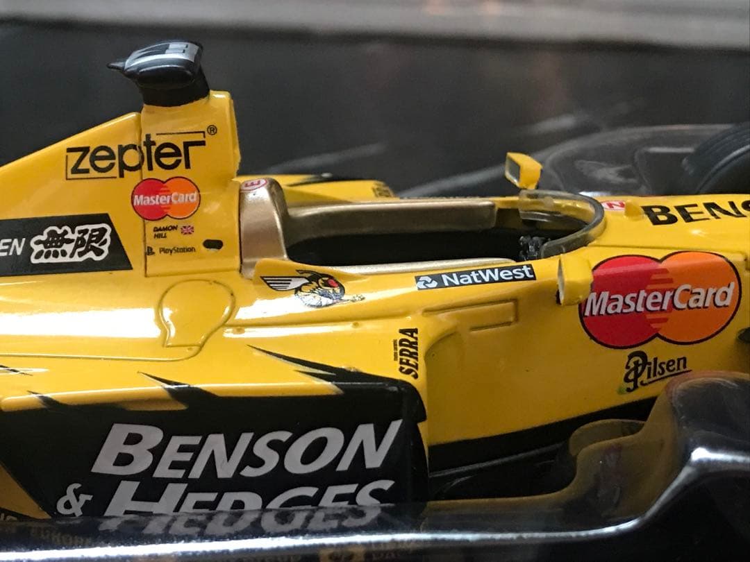 日本未発売　ビッグスケール F1 コレクション ジョーダン199 タバコ仕様