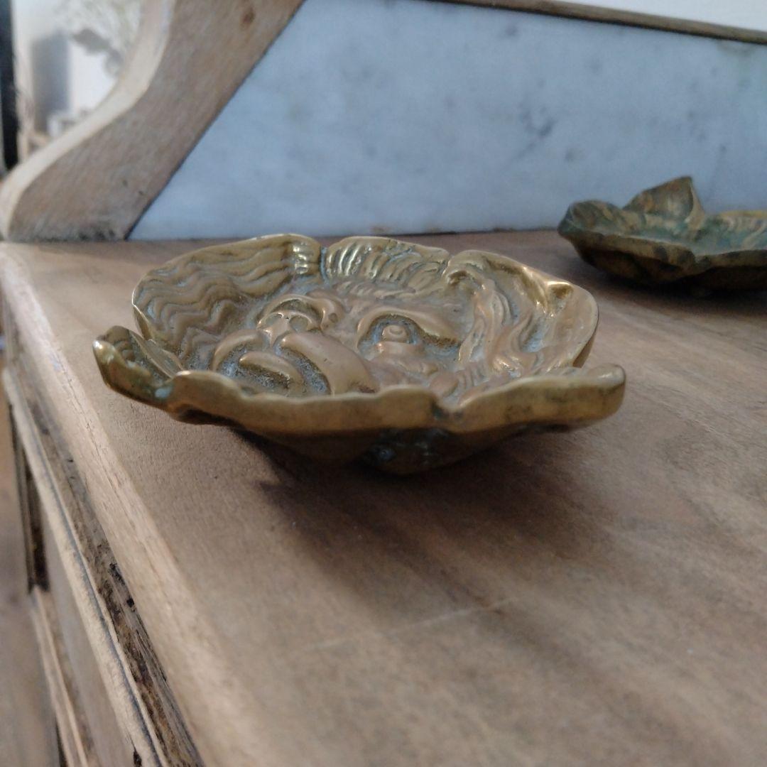 【D】犬のトレイ/アスティエ・ブロカント/フランスアンティーク