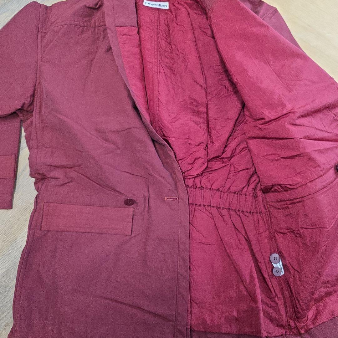 【新品】Plantation イッセイミヤケ バーガンディ ジャケット y58
