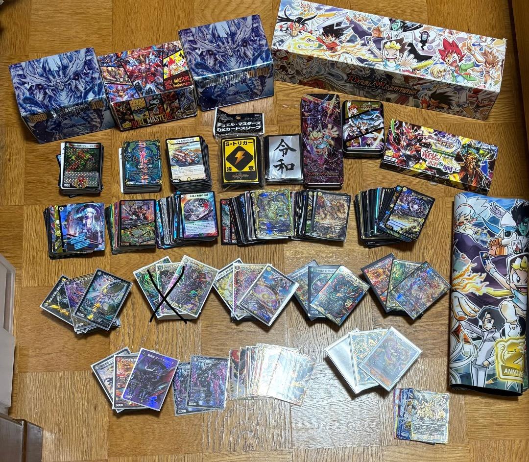 デュエマ引退品、まとめ売り、6デッキ、プレイマット