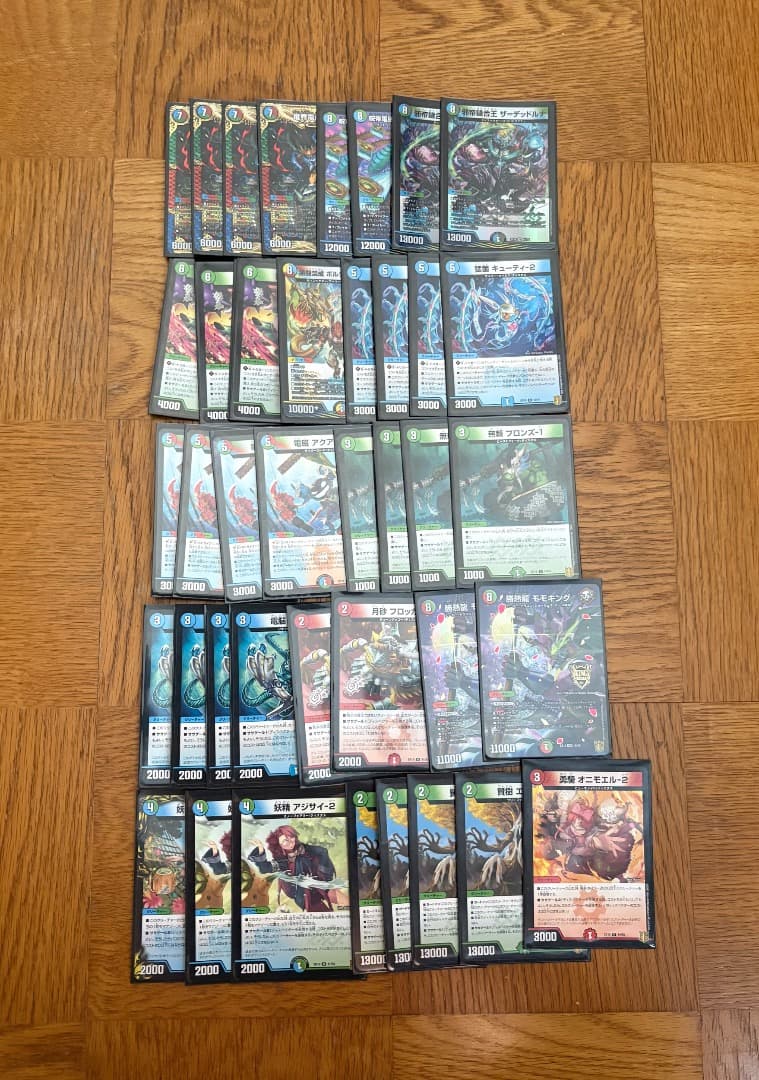 デュエマ引退品、まとめ売り、6デッキ、プレイマット