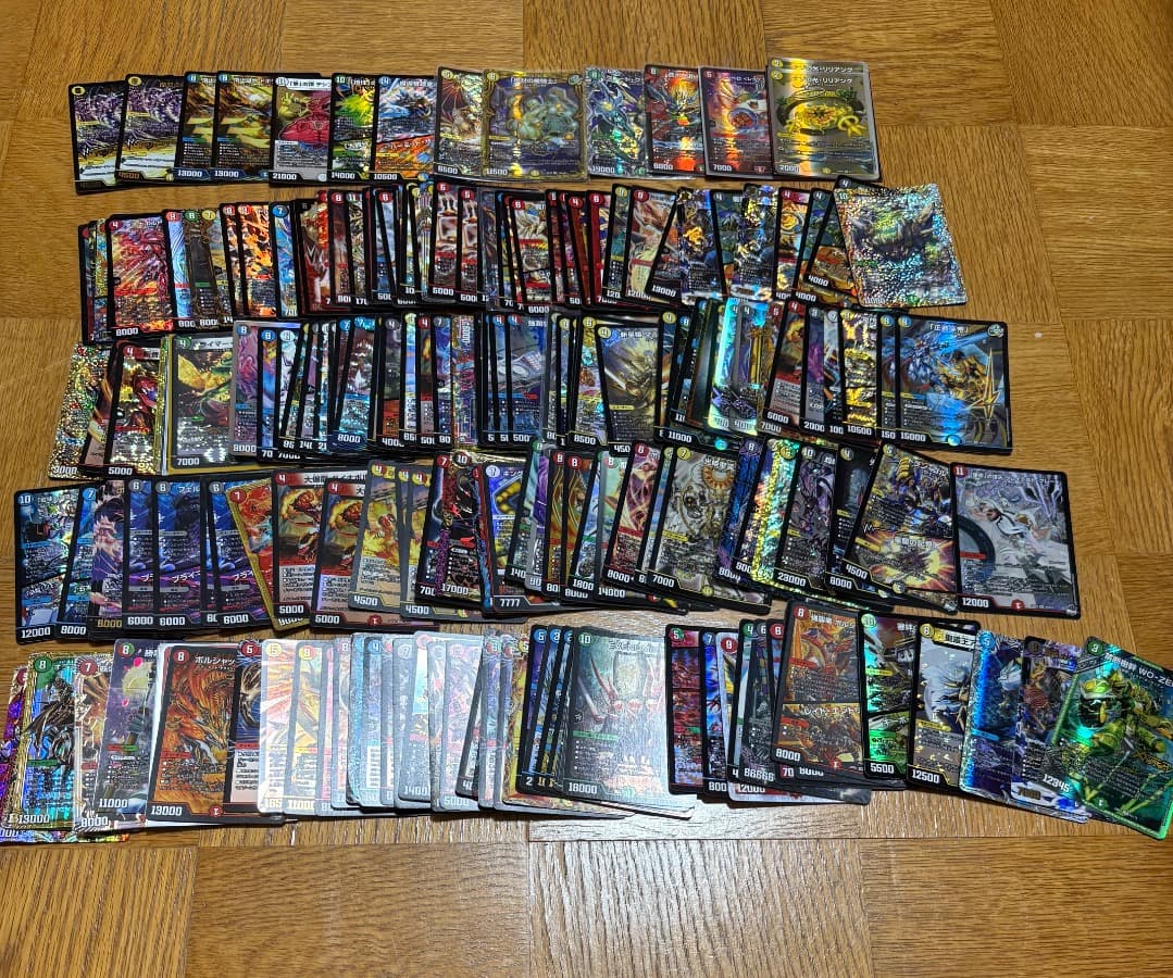 デュエマ引退品、まとめ売り、6デッキ、プレイマット