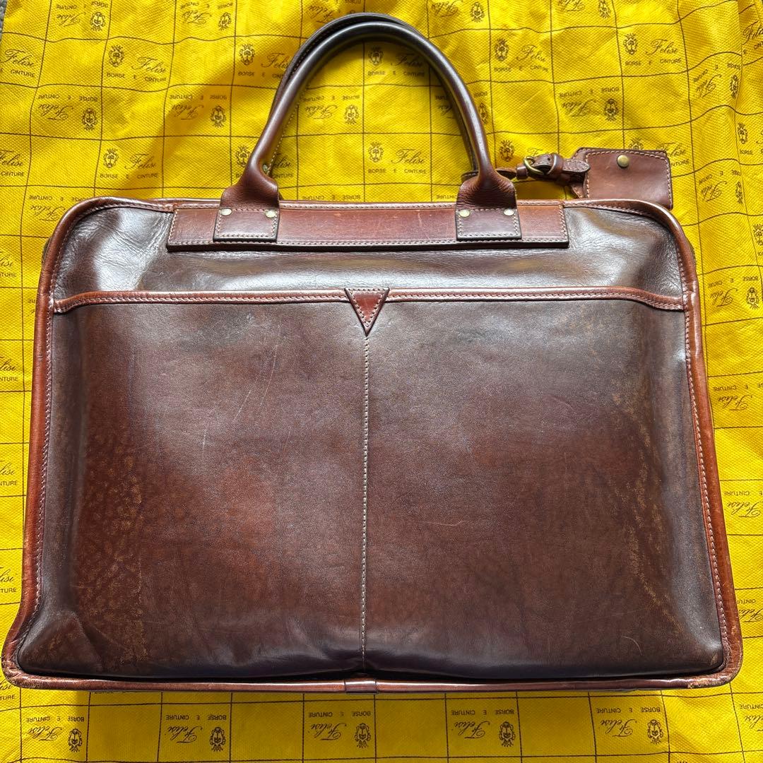 フェリージ　8637/3 ネイビー　オールレザー