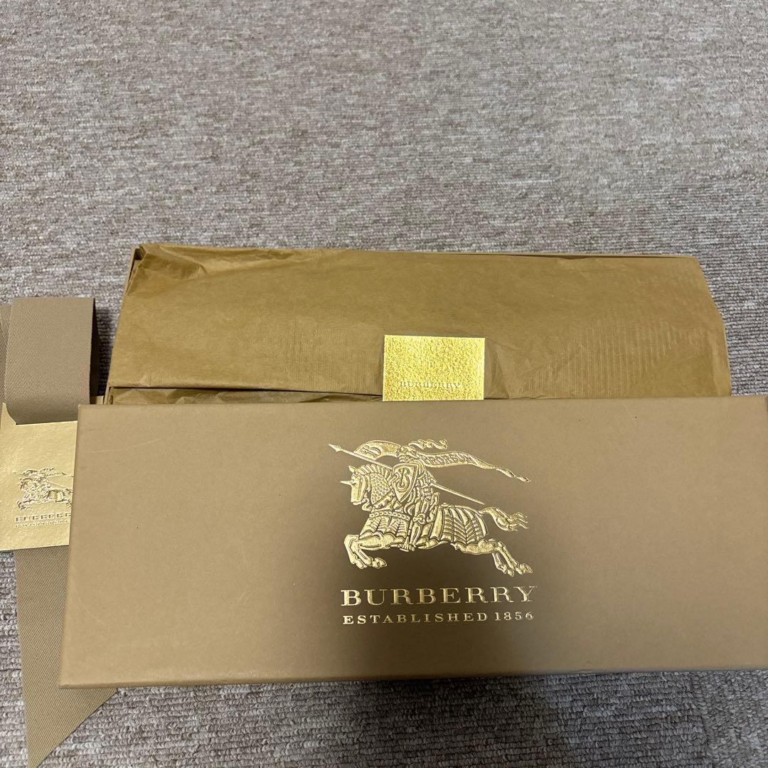 ☆バーバリー ロンドン☆メンズ☆シャドーバーバリーチェック黒レザー手袋☆