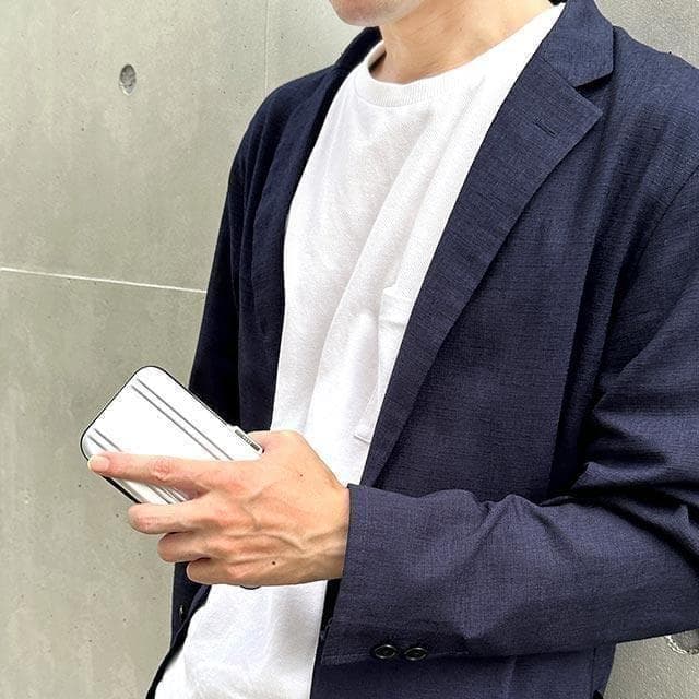 在庫少★iPhone15 Pro ゼロハリバートン 手帳型★シルバー