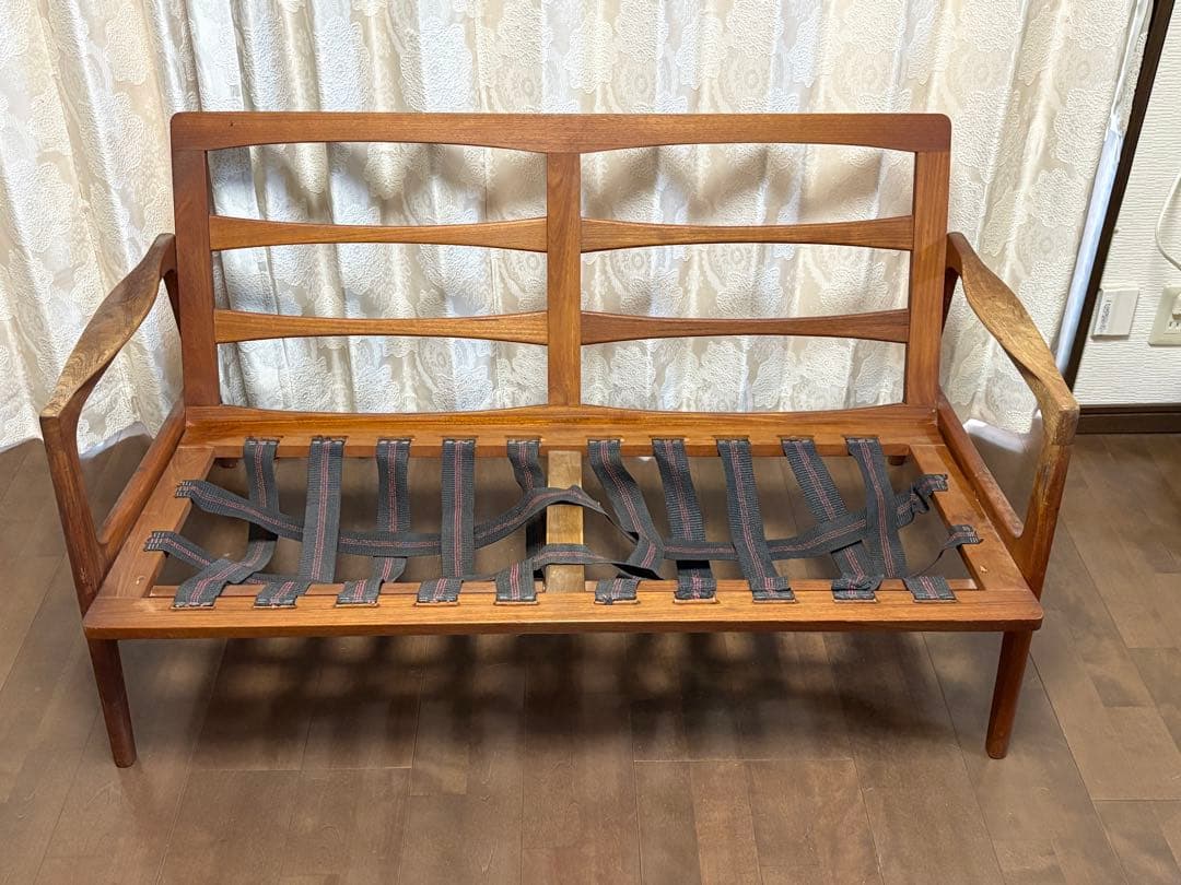 デンマーク製 ヴィンテージ家具　2シートソファ　北欧家具　2人掛けソファ