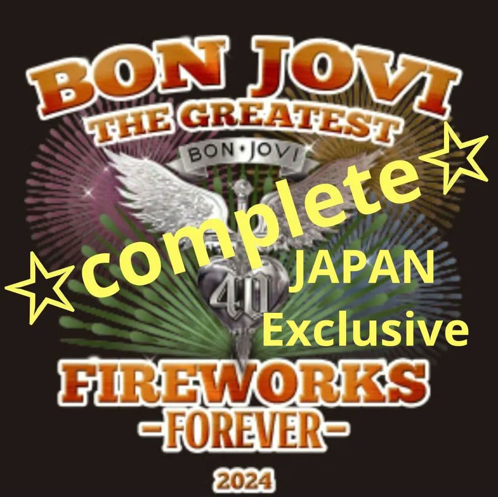 BONJOVI　Fireworks　花火　ピンズ　ボン・ジョヴィ　ボンジョビ
