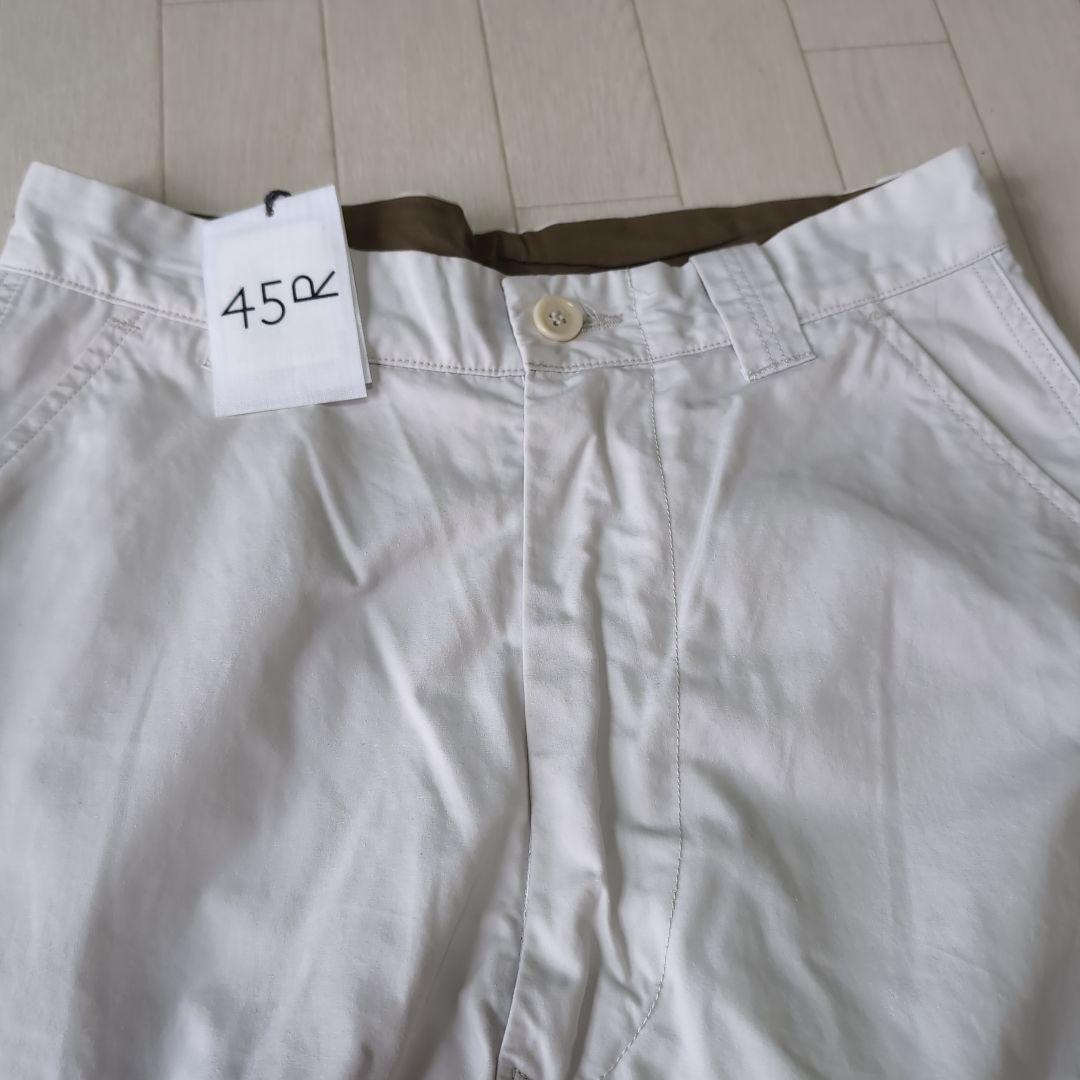 45R　オフホワイト カーゴパンツ サイズ