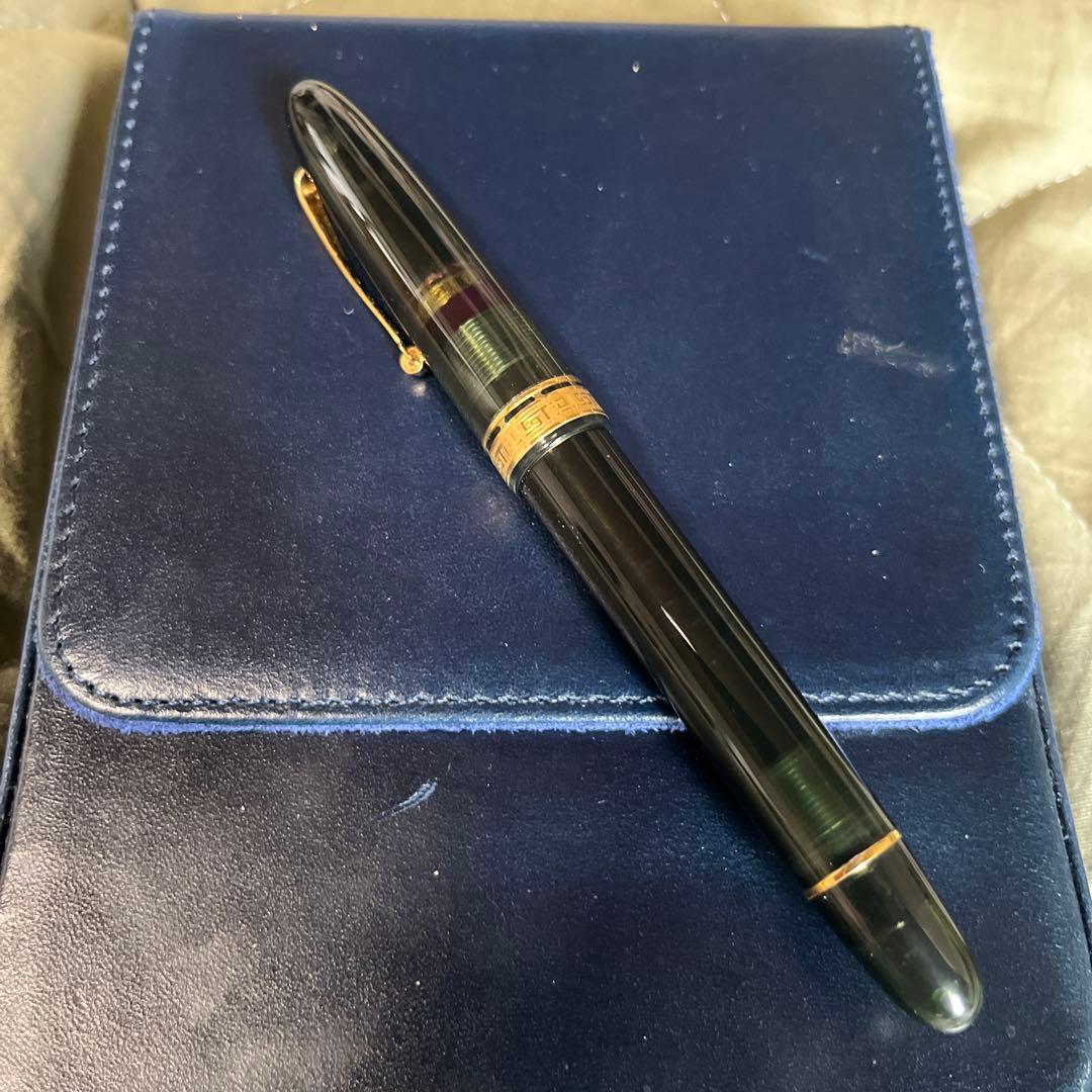 オマス オジバ ダークグリーン 万年筆 ケース付き 生産終了品