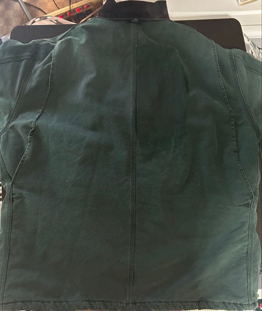 Carhartt ダークグリーン作業用ジャケット