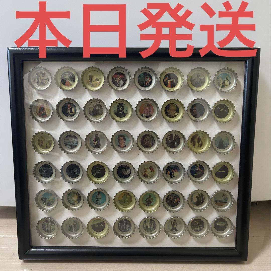 スターウォーズ コカコーラ 王冠 キャップ まとめ売り 額縁付き