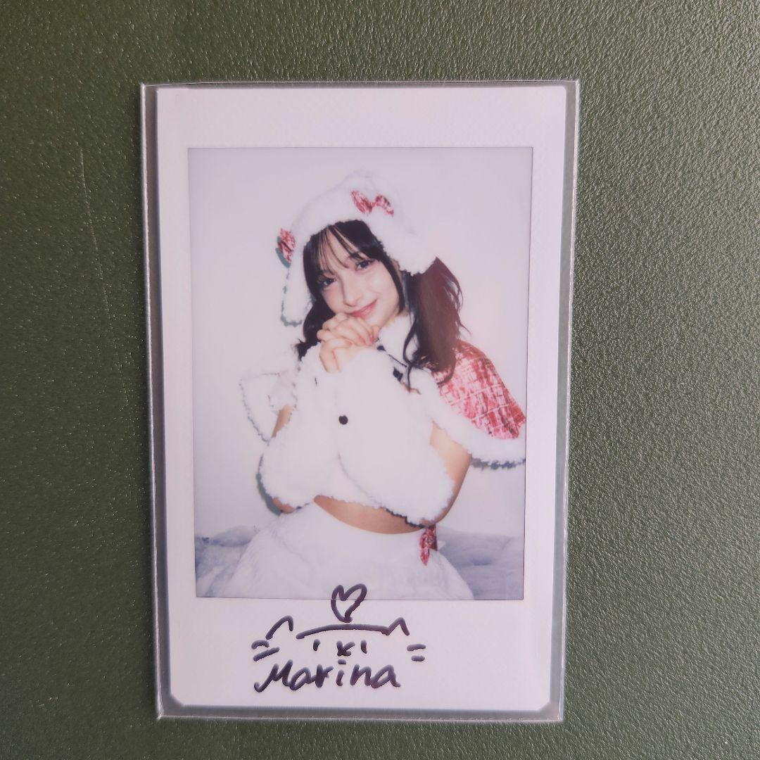 百瀬まりな おねだりポーズ　サイン入りチェキ　エリマリ姉妹