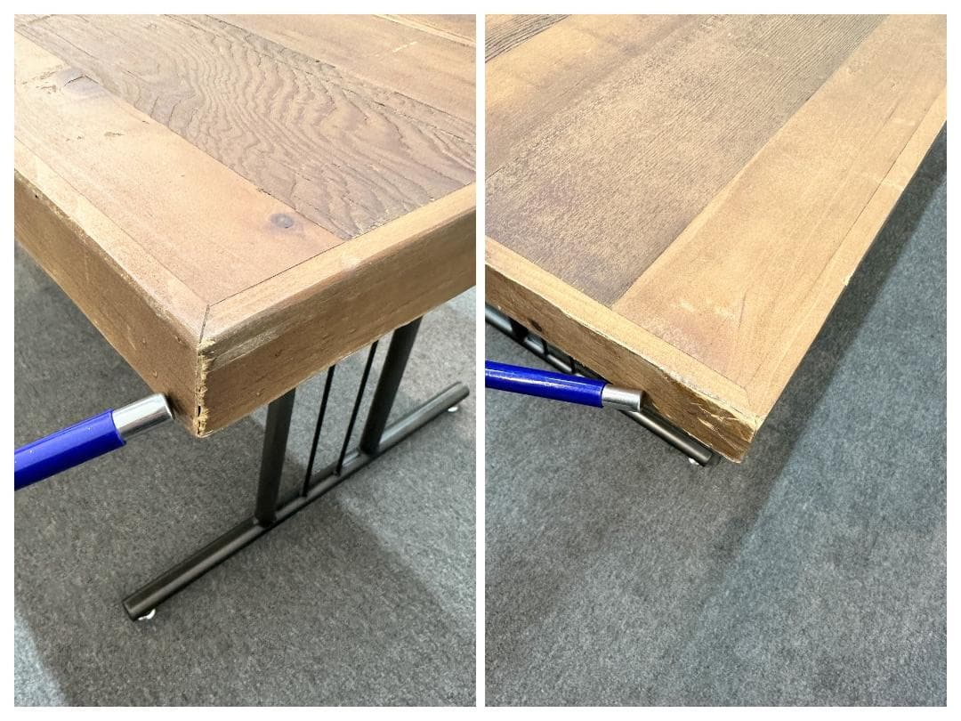 Knot antiques/グリット2　LDテーブル　1400　古材　ダイニング