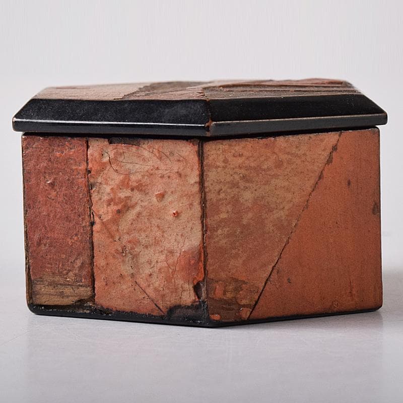 茶道具　熱田神宮古材　八角香合　書付箱　M　R8414