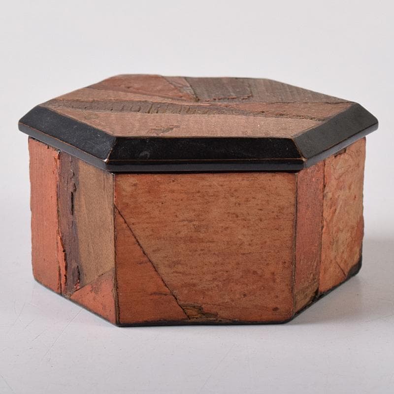 茶道具　熱田神宮古材　八角香合　書付箱　M　R8414