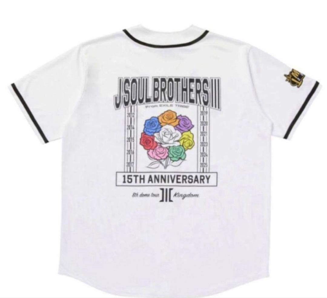 三代目　ベースボールTシャツ　ホワイト
