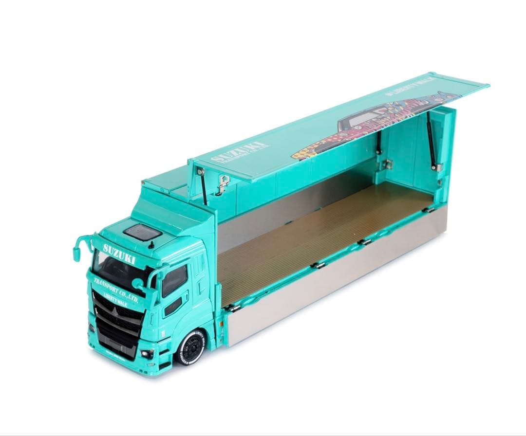 GCD三菱ふそう リバティーウォーク トラック ケンメリ仕様 1/64 LBWK