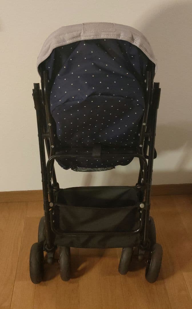 GEX わんわんカートライト 軽量4.8kg ドット模様 ペットカート