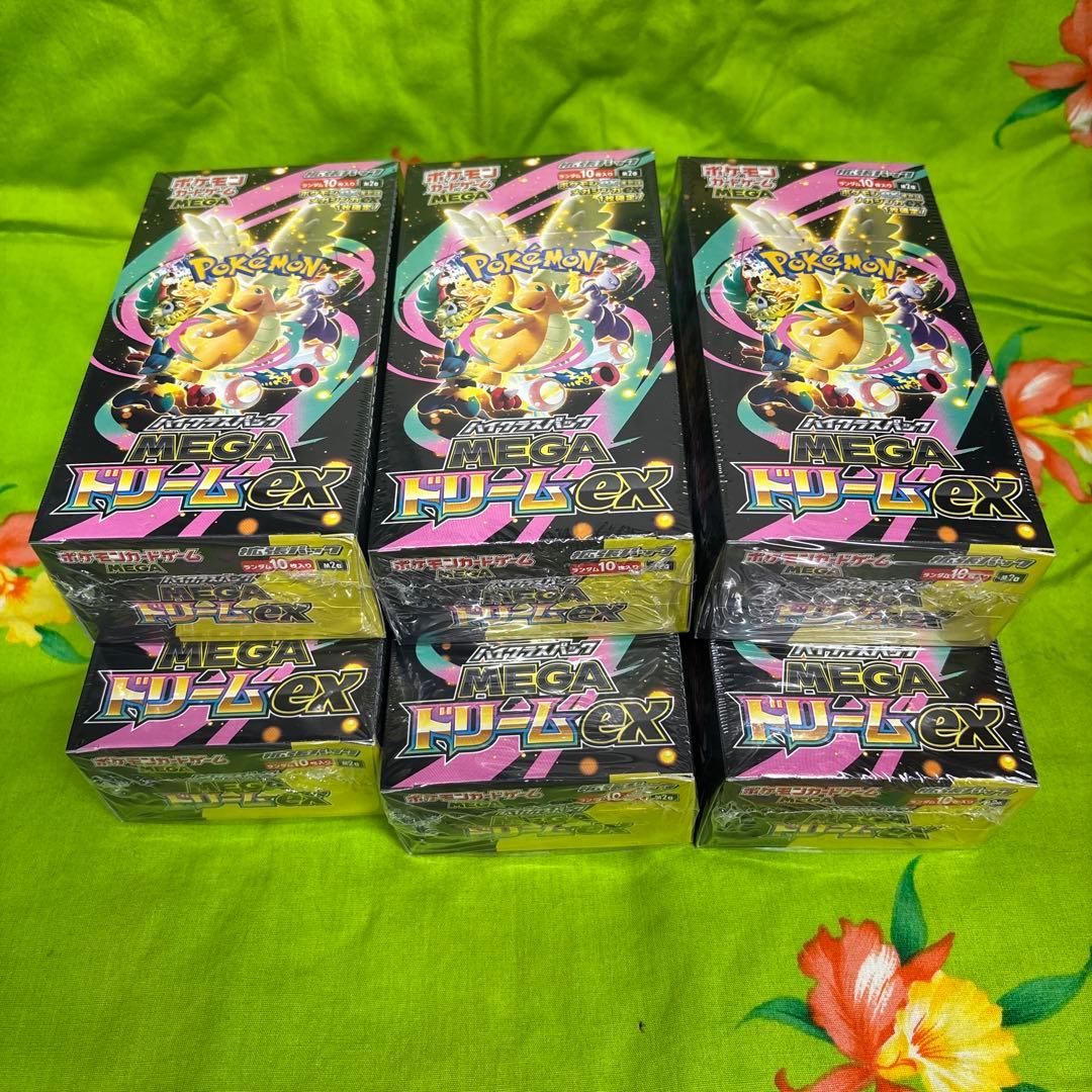 ポケモンカードゲーム MEGAドリームEX 6BOX
