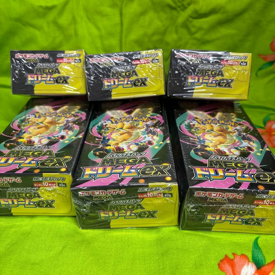 ポケモンカードゲーム MEGAドリームEX 6BOX